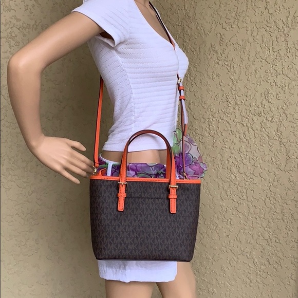 MICHAEL KORS JET SET TRAVEL XS CRYL TZ TOTE - Picture 12 of 16